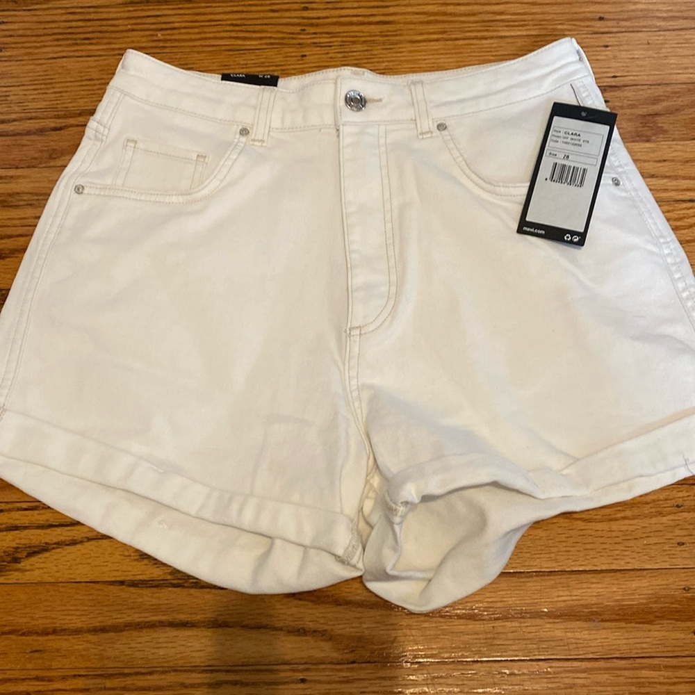 Mavi Clara high rise shorts nwt size 28